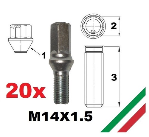 Kit bulloni ruota - kit,